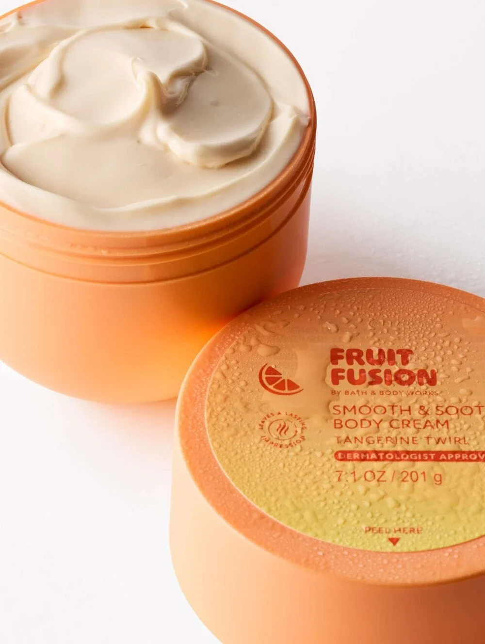 Bath & Body Works Fruit Fusion Tangerine Twirl Body Mist & Cream Set NEW